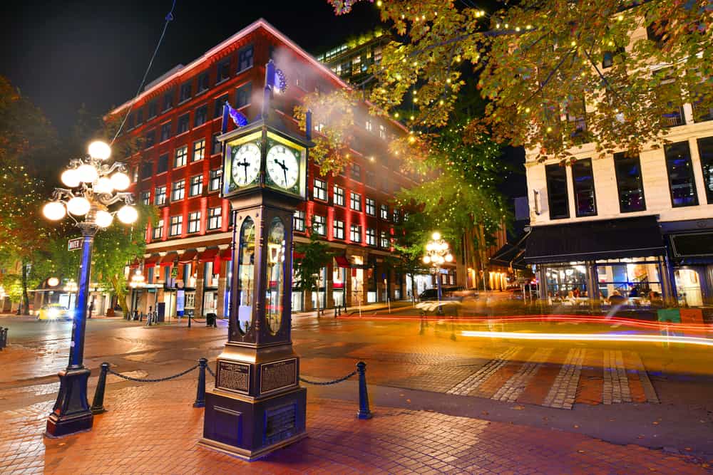 Gastown in de avond